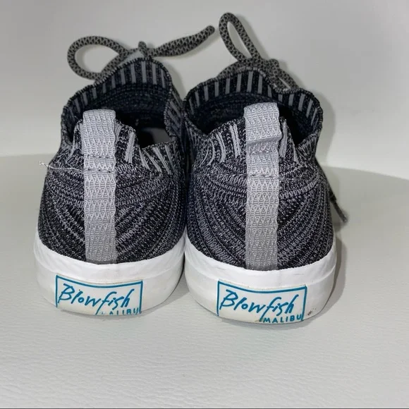 Blowfish Malibu Gray Knit Fabric Sneakers - Picture 7 of 11